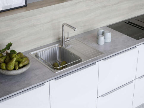 Кухонная мойка из нержавейки Omoikiri Sagami 63-IN нержавеющая сталь