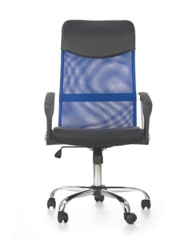 Кресло компьютерное HALMAR VIRE синий/хром