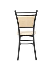 Стул ВВР Мажор бежевый крокодил/черный, экокожа