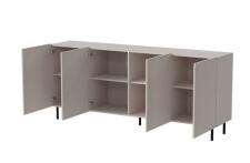 Комод HALMAR PAXOS KM-2 кашемир/черный