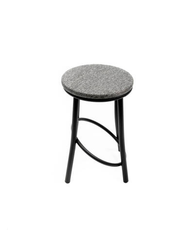 Табурет ВВР Сфера серый/черный, рогожка