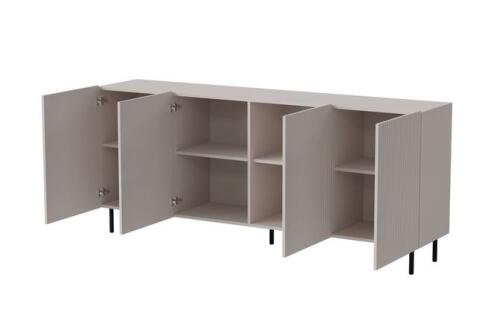 Комод HALMAR PAXOS KM-2 кашемир/черный