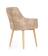 Стул HALMAR K287 бежевый/натуральный