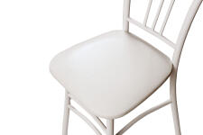 Стул ВВР Трилогия белый крокодил/белый, экокожа