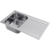 Кухонная мойка из нержавейки Omoikiri Kashiogawa 86-IN нержавеющая сталь