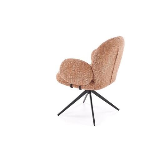 Стул HALMAR K568 корица/черный, поворотный