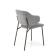 Стул HALMAR K497 светло-серый/черный