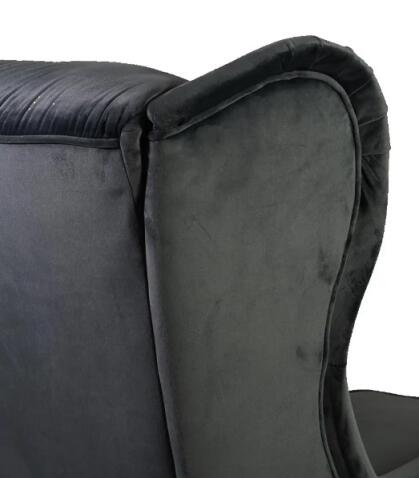 Кресло SIGNAL HARRY Velvet Bluvel 19 черный/венге