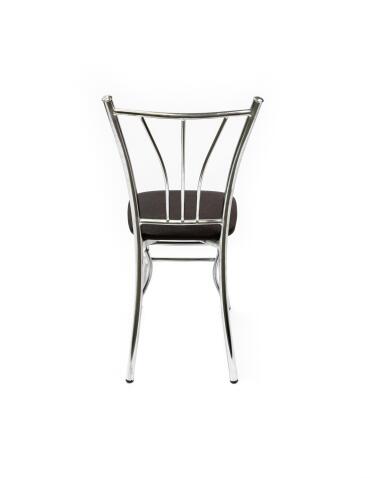 Стул ВВР Трилогия шоколад крокодил/хром, экокожа