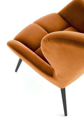 Кресло HALMAR TYRION корица/черный