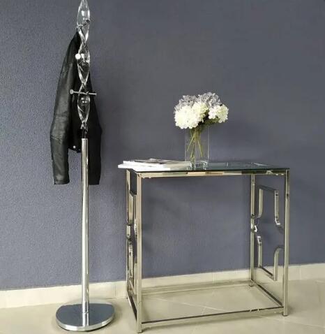 Консоль SIGNAL VERSACE C прозрачный/серебряный, 80/40/78