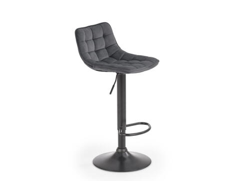 Стул барный HALMAR H95 серый/черный