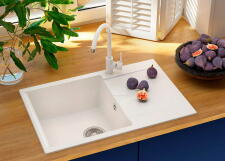 Мойка POLYGRAN GALS 760 белый хлопок №36