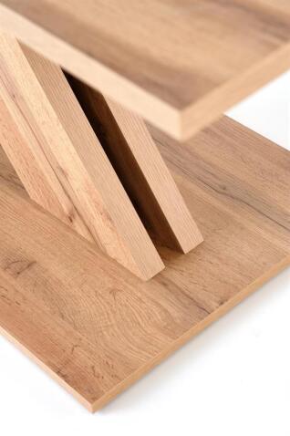 Стол обеденный HALMAR XARELTO дуб вотан/черный 130-175/85