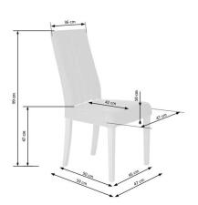 Стул HALMAR DIEGO дуб сонома/INARI 23