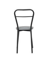 Стул ВВР Браун серый/черный, экокожа