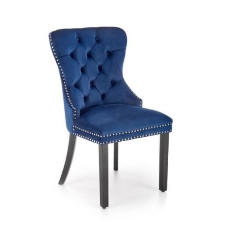 Стул HALMAR MIYA темно-синий/черный