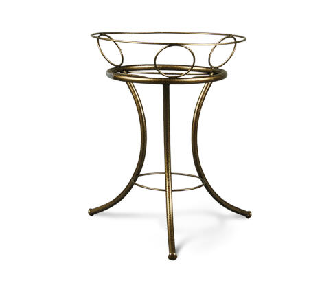 Подцветочница Sheffilton Песочные часы артикул ПД2-60 бронзовый/черный