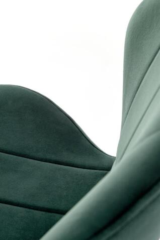 Стул HALMAR K538 темно-зеленый/черный