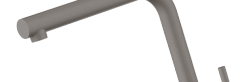 Смеситель для кухни Omoikiri Nakagawa-P-GR leningrad grey