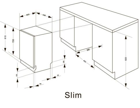 Посудомоечная машина MEFERI MDW4573 ULTRA