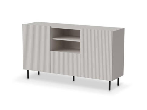 Комод HALMAR PAXOS KM-1 кашемир/черный