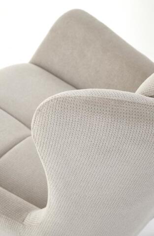 Кресло HALMAR BYRON бежевый/черный