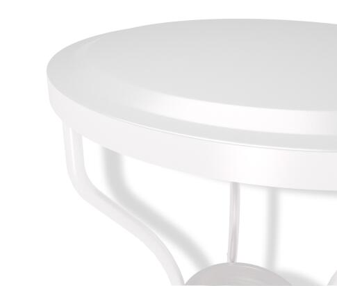 Стол журнальный Sheffilton SHT-CT10-1 белый муар