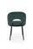 Стул HALMAR K384 темно-зеленый/черный