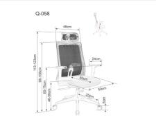 Кресло компьютерное SIGNAL Q-058 черный