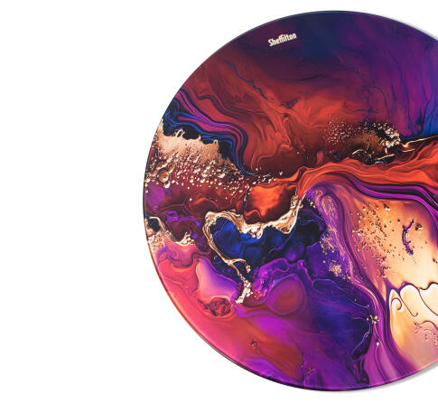 Стол журнальный Sheffilton SHT-CT27 амарантовый/черный муар