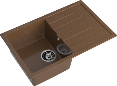 Кухонная мойка GRANFEST QUADRO Q-780L терракот