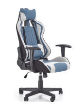 Кресло компьютерное HALMAR CAYMAN светло-серый/бирюзовый