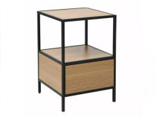 Тумба прикроватная SIGNAL GEO S дуб/черный