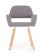 Стул HALMAR K283 серый/натуральный