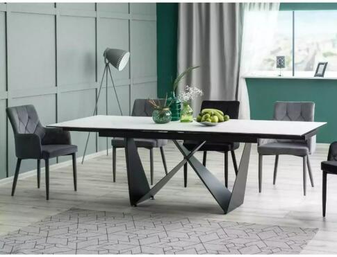 Стул SIGNAL RICARDO Velvet Bluvel 14 серый/серый