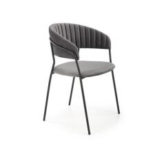 Стул HALMAR K426 серый/черный