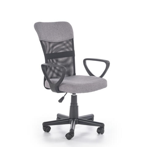 Кресло компьютерное HALMAR TIMMY серый/черный