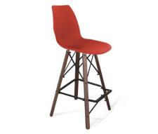 Стул барный Sheffilton SHT-ST29/S80 красный RAL3020/темный орех/черный муар Стул барный Sheffilton SHT-ST29/S80 красный RAL3020/темный орех/черный муар