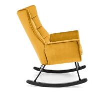 Кресло-качалка HALMAR BAZALTO горчичный Кресло-качалка HALMAR BAZALTO горчичный