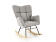 Кресло-качалка HALMAR VASCO серый