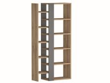 Стеллаж SIGNAL COMBO дуб вотан/антрацит 165/80