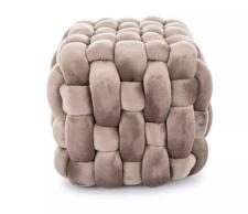 Пуф SIGNAL FARIS Velvet темно-бежевый