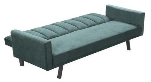 Диван HALMAR ARMANDO раскладной, темно-зеленый/темно-зеленый