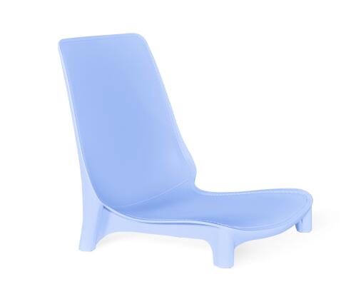 Стул Sheffilton SHT-S75 голубой/белый муар