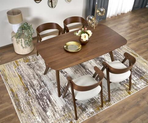 Стол обеденный HALMAR MIGUEL орех/орех 160/90