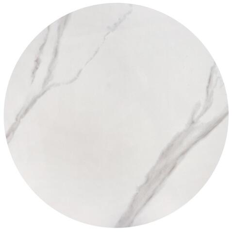 Комплект HALMAR OSARIO (2 стола журнальных) белый мрамор/белый