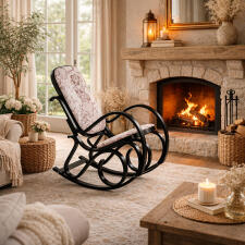 Кресло-качалка HALMAR MAX 2 венге