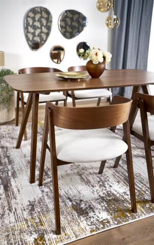 Стол обеденный HALMAR MIGUEL орех/орех 160/90