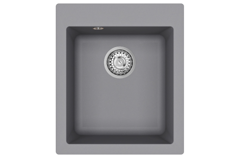 Мойка кухонная AQUASANITA Rock SQR 100 202 AW alumetallic